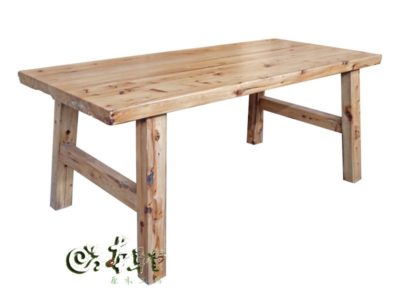IA-0082-香柏木厚板餐桌
