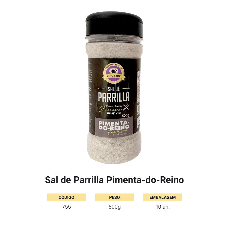 Sal de Parrilla Pimenta-do-Reino