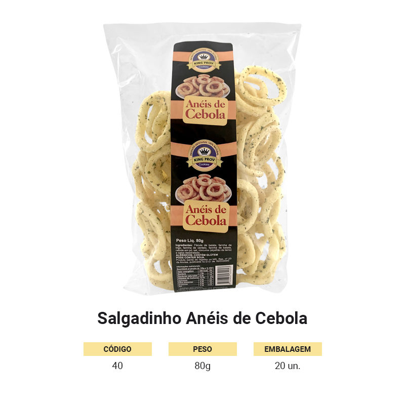 Salgadinho Anéis de Cebola