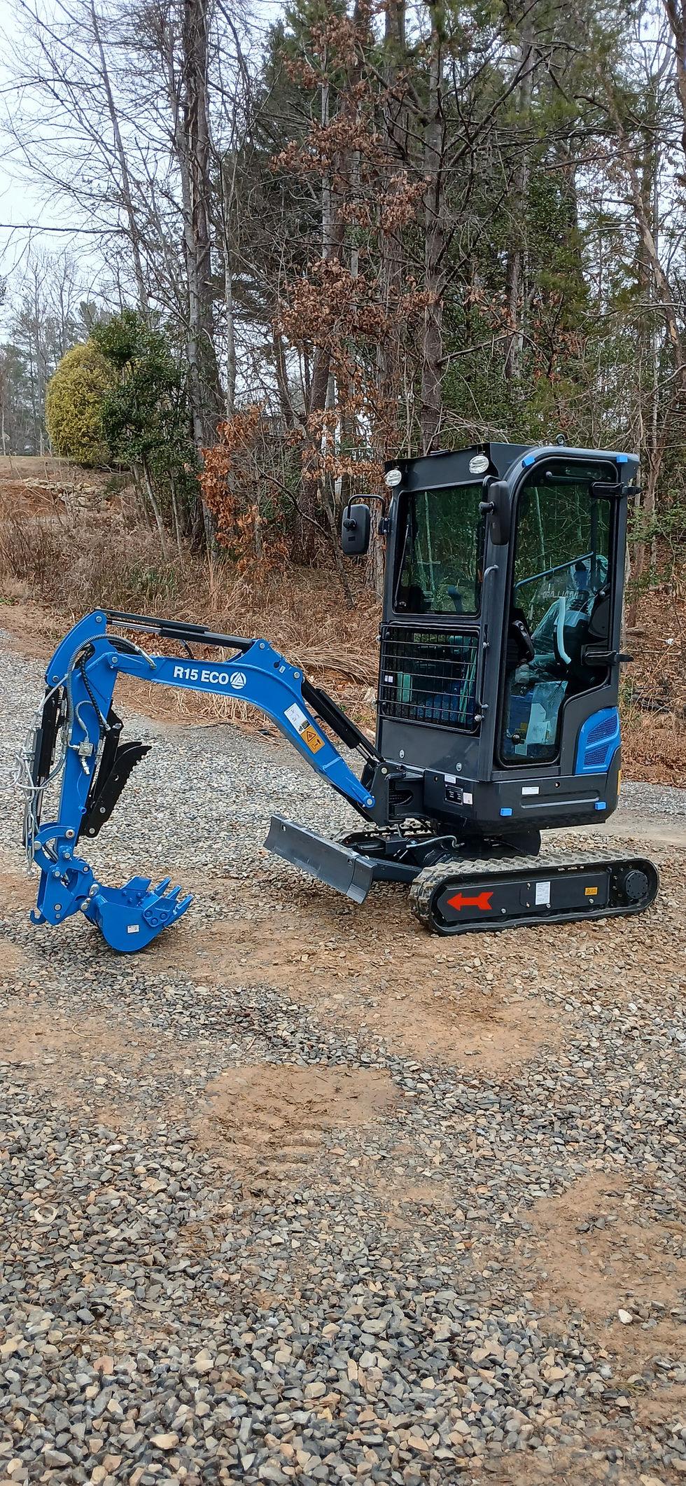 Thumbnail: Mini excavator Rippa R15-5 cab