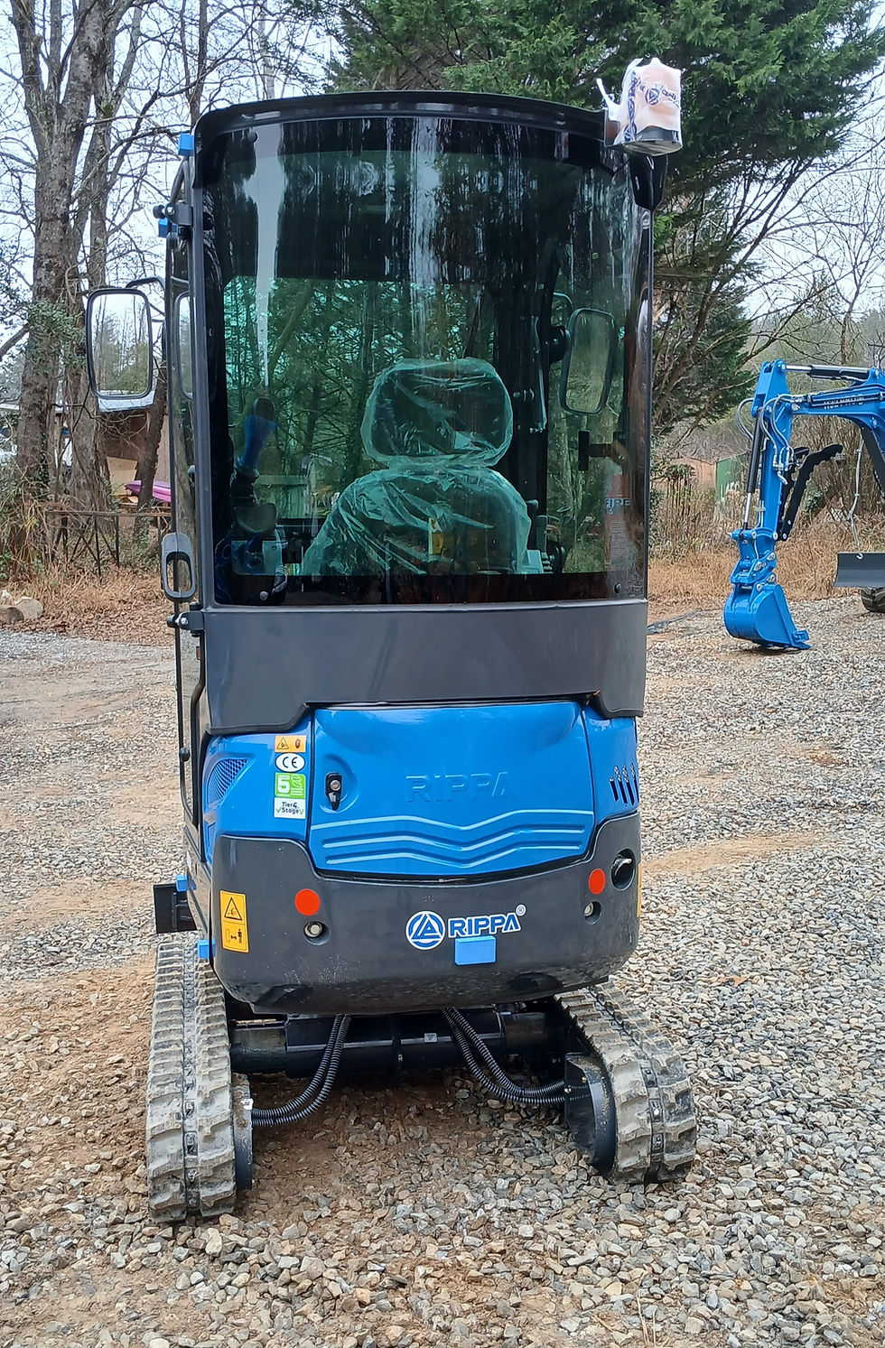 Thumbnail: Mini excavator Rippa R15-5 cab