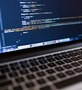 Code sur ordinateur portable