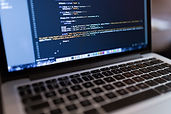 Codice sul computer portatile