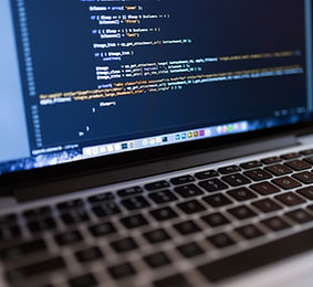 Code sur ordinateur portable