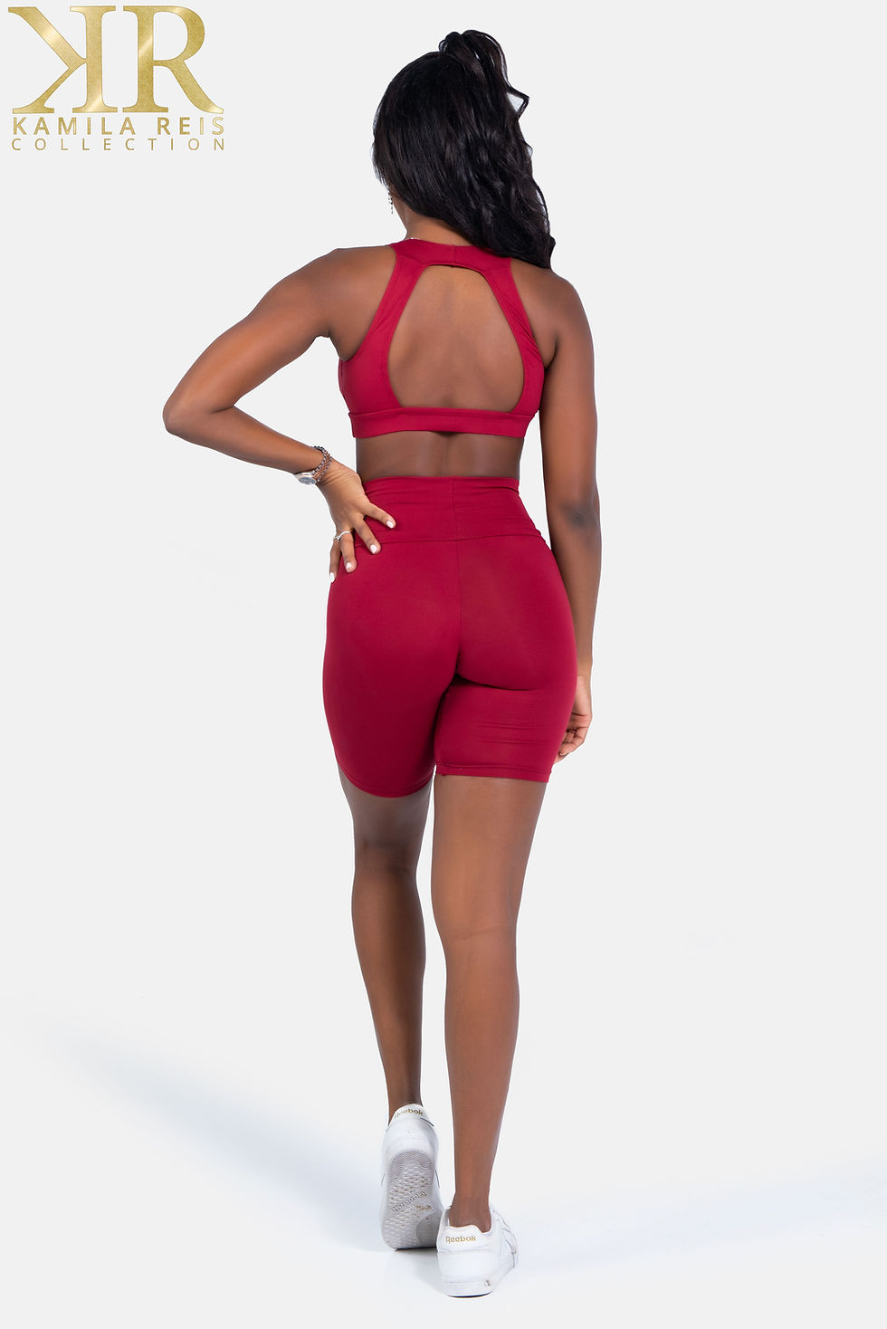 Thumbnail: Red Bordo Plan Cycling Top&Short