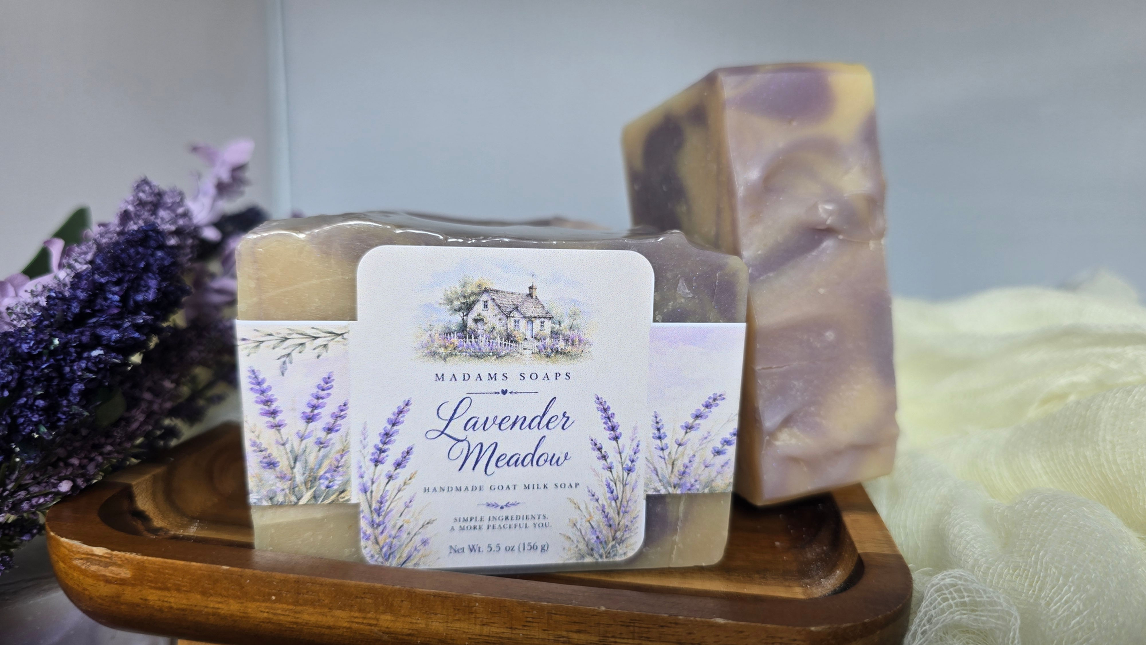 Lavender Meadow Goat Milk Soap
