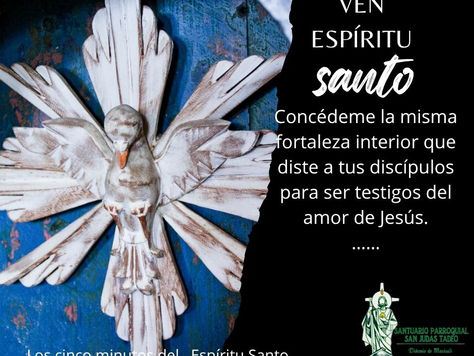 Los cinco minutos del Espíritu Santo 🕊️