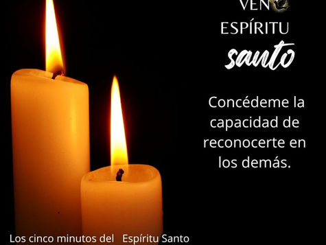 Los cinco minutos del Espíritu Santo 🕊️