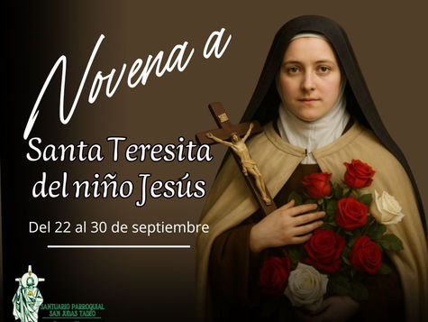 Hoy se inicia la novena a Santa Teresita del Niño Jesús, patrona de las misiones