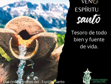 Los cinco minutos del Espíritu Santo