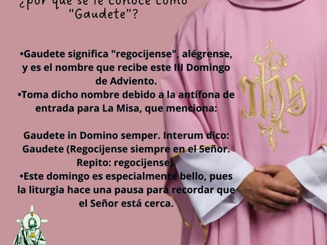 Domingo Laetare y Gaudete