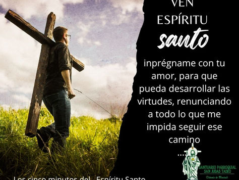 Los cinco minutos del Espíritu Santo 🕊️