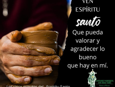 Los cinco minutos del Espíritu Santo 🕊️