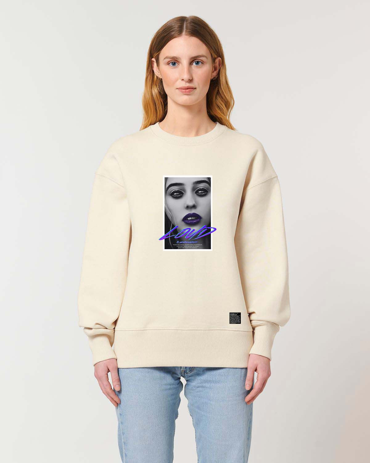 Loud: Sweatshirt aus Bio-Baumwolle.