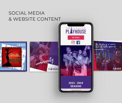 Flagler Playhouse Social Media Campaign Design - PMG