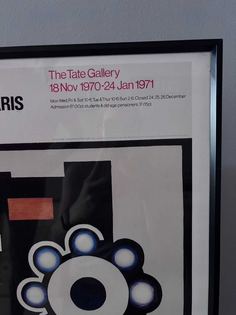 Thumbnail: Framed vintage "Leger and Purist Paris" poster