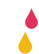 Colored Droplets