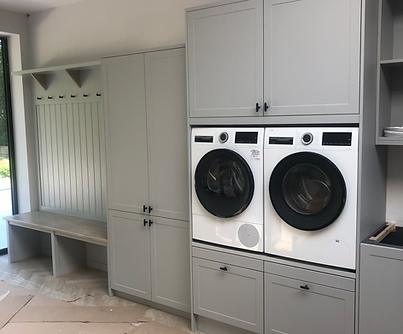 Washer dryer tower unit, boot room, Edgbaston