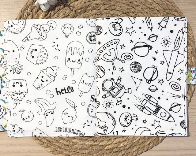 Miniature : Coloriage lavable