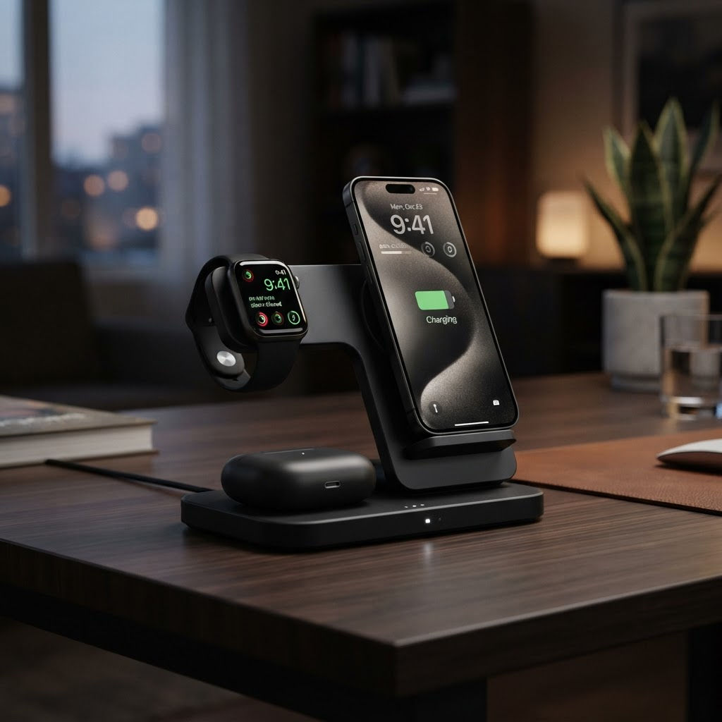 3-in-1 Qi2 Wireless Charging Station