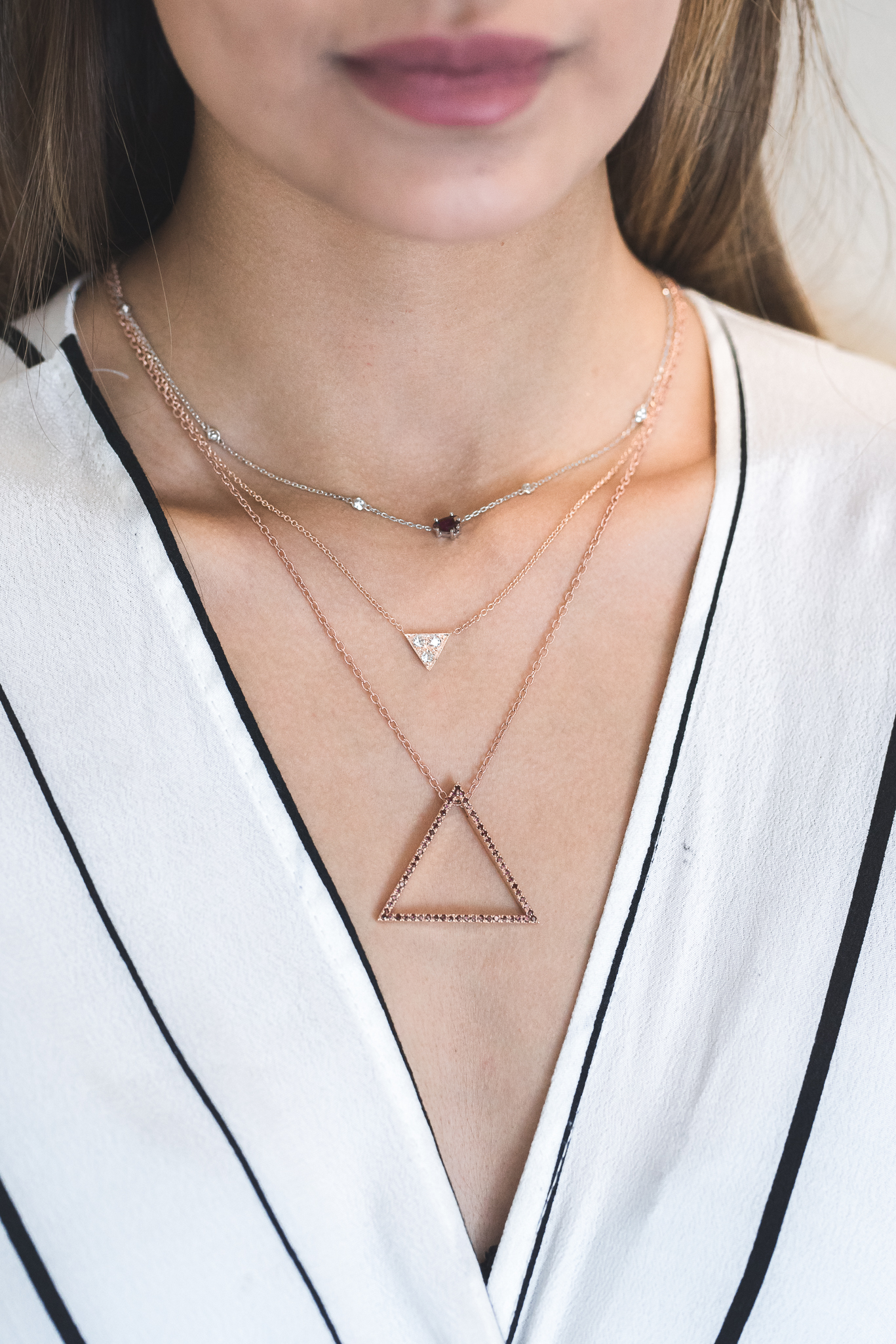Layer necklaces