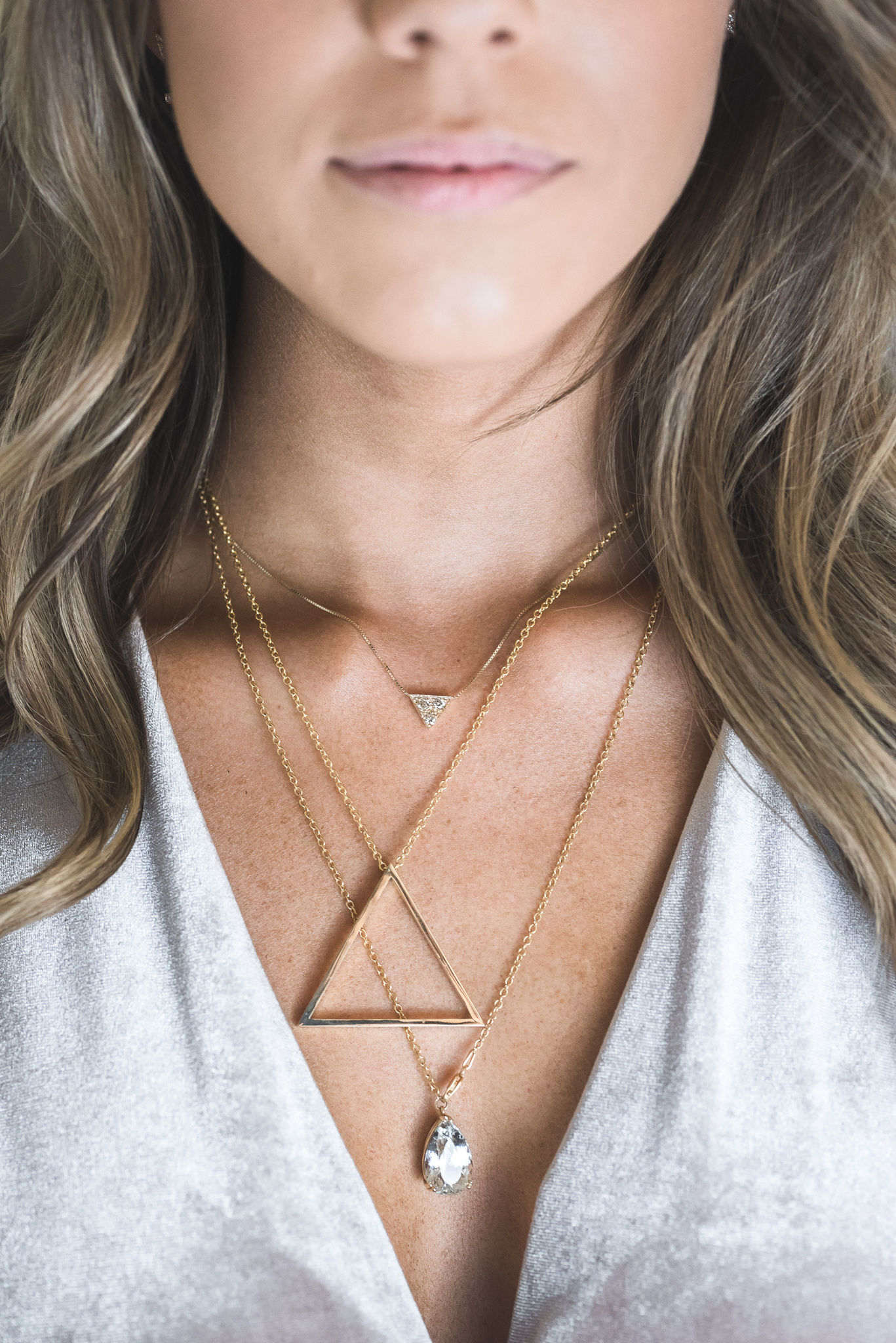 Layered necklaces