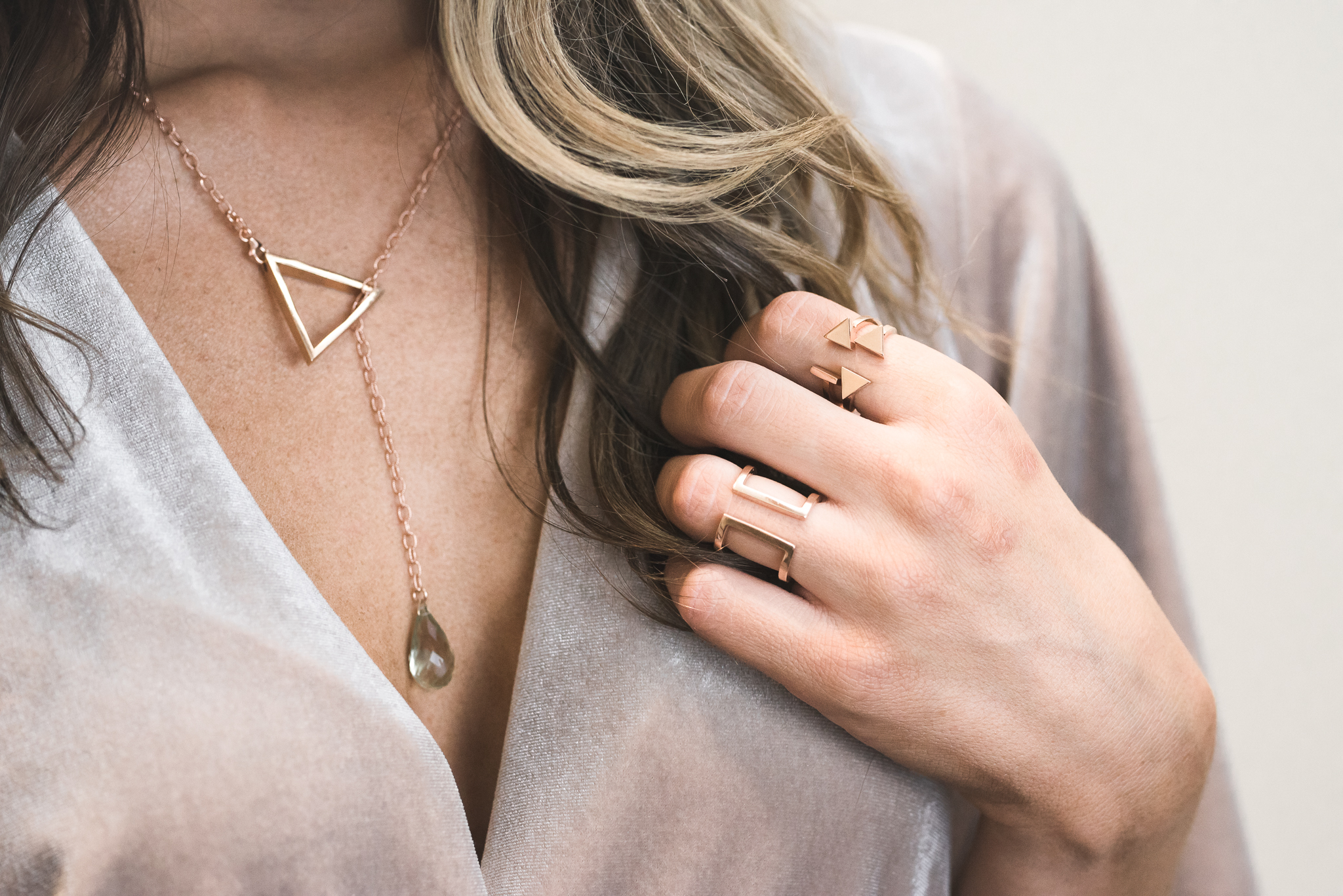 Rose gold jewelry