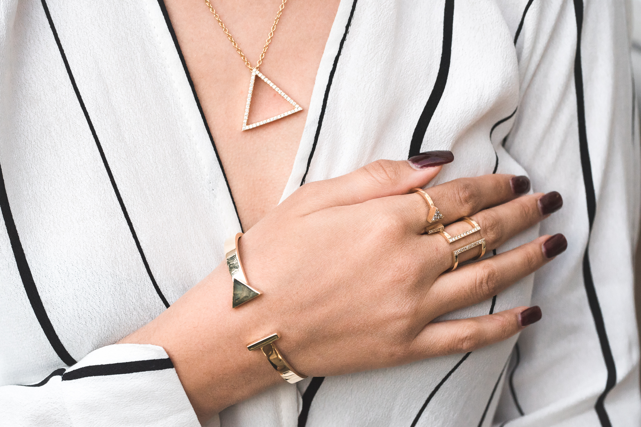 Yellow gold jewelry
