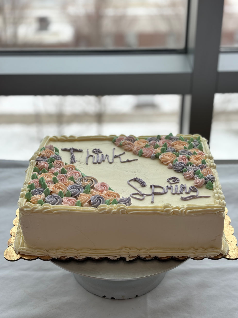 Spring sheet cake