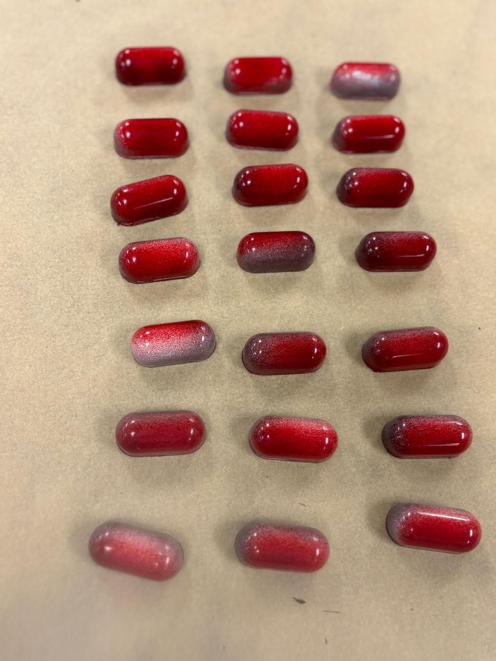 Raspberry bonbons