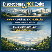 Discretionary NOC Codes (2026)