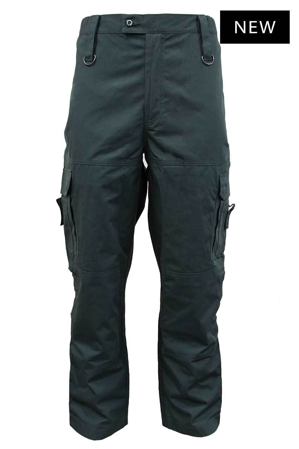 Mens Green Rip Stop Ambulance Cargo Trousers