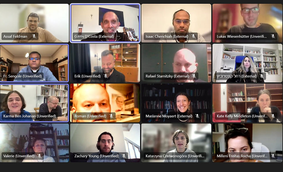 Joint online Seminar with Marianne Moyaert and Gavin D’Costa