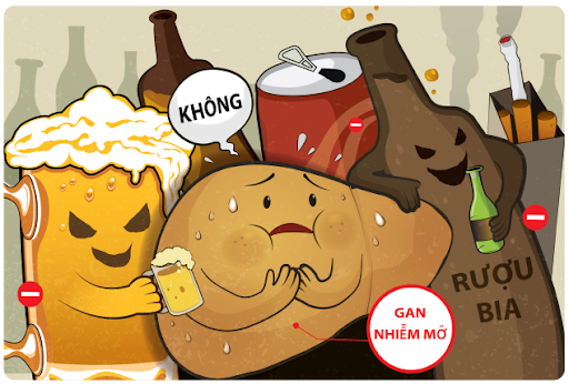Rượu, bia gây xơ gan, ung thư gan thế nào?