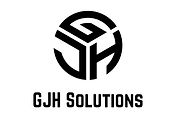 GJH Solutions logo: Interlocking GJH letters in a circle