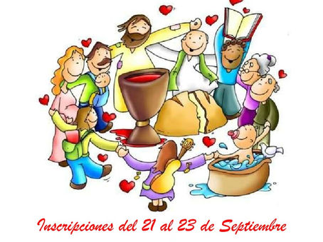 Empiezan las catequesis ¡Apúntate, te estamos esperando!