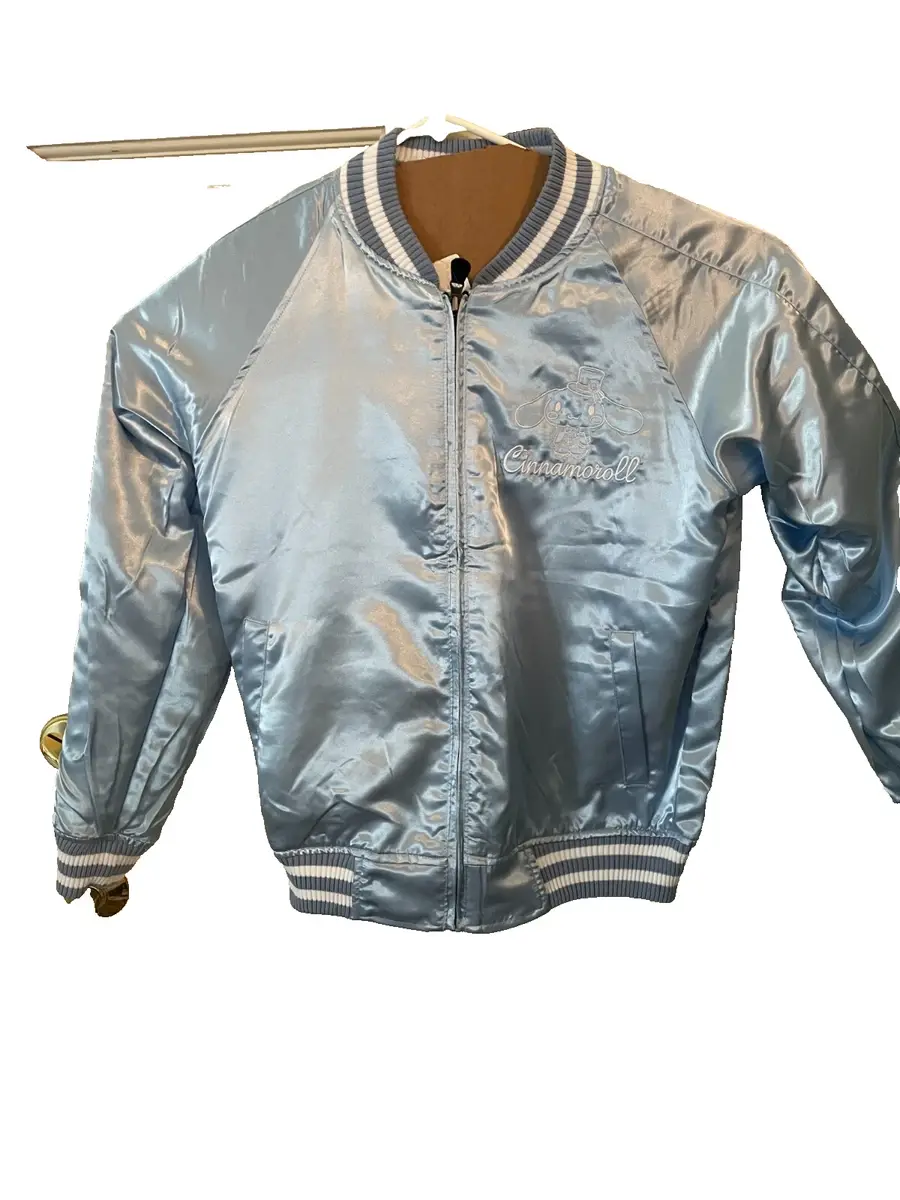 Thumbnail: Sanrio Characters Cinnamoroll Embroidery REVERSIBLE Sukajan Jacket Size M/L NEW