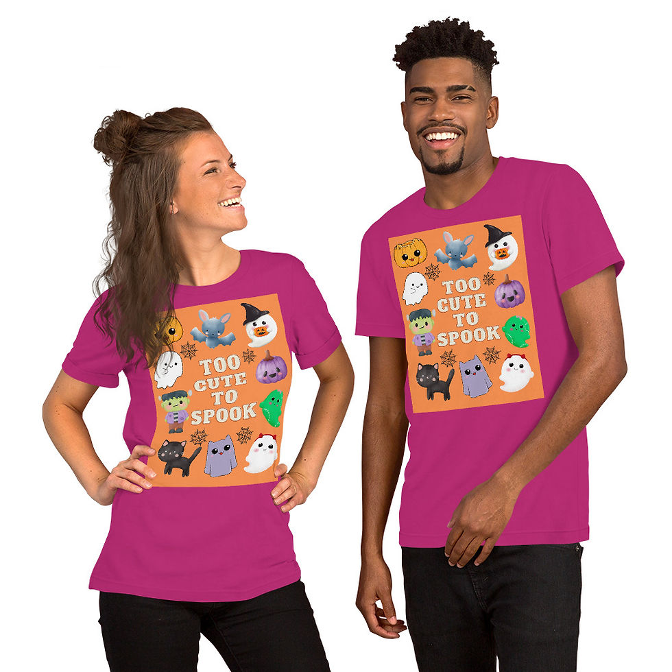 Thumbnail: Too cute to spook unisex t-shirt