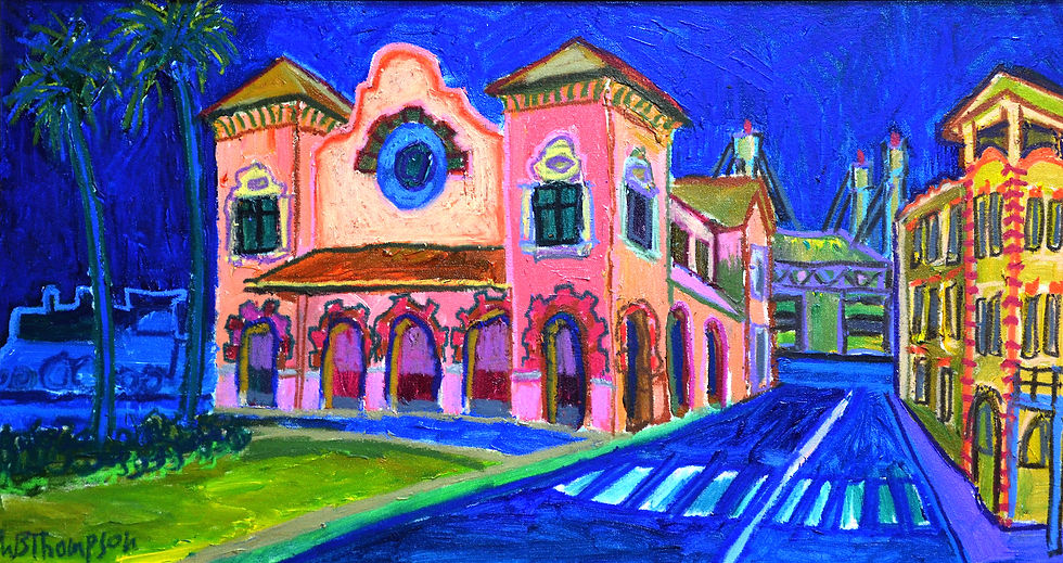 Sunset Station Exterior #105