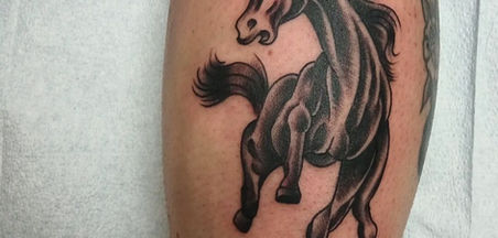 traditional horse tattoo