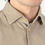 Thumbnail: Beige Velvet Shirt 100% Cotton Autumn Winter