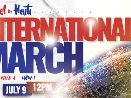 Bishop Gregory Toussaint lanse yon Mach pasifik entènasyonal pandan 40 jou Jèn Shekinah.