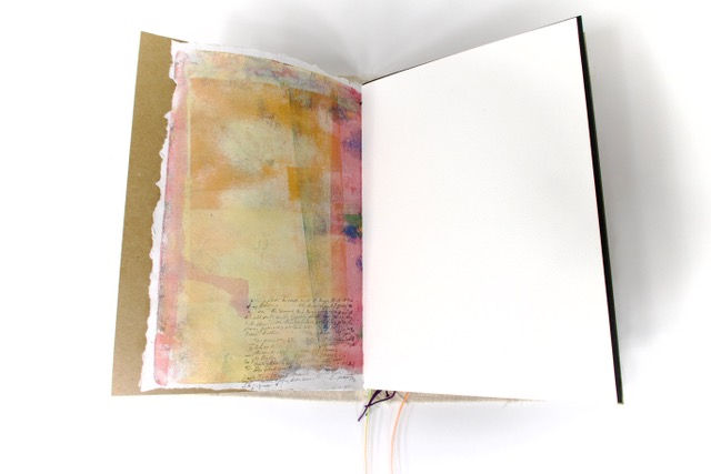 Thumbnail: Cute Whimsical Collage Canvas Art Journal