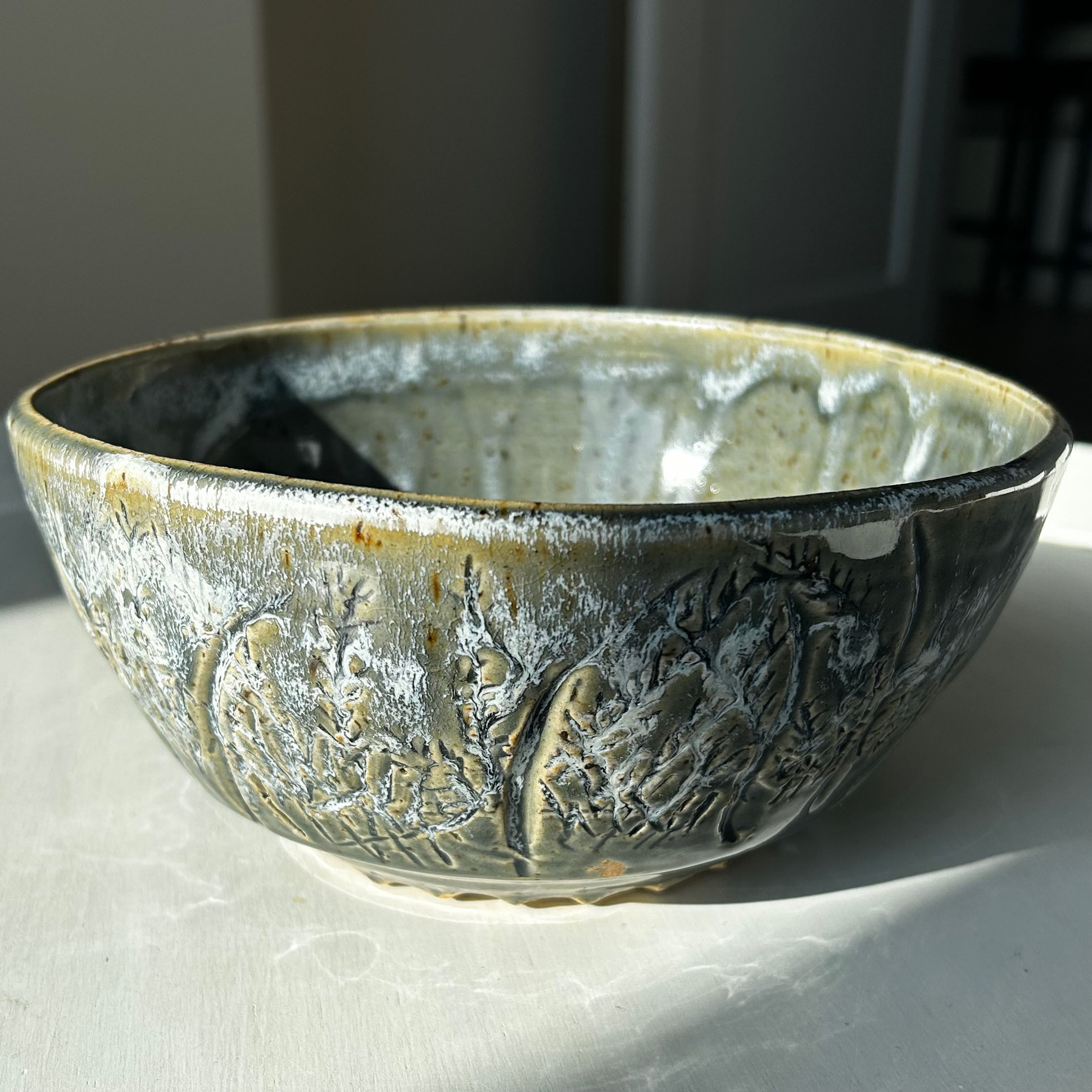 Lace Carved Mixing Bowl