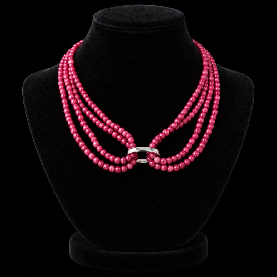 Thumbnail: pink jasper string short
