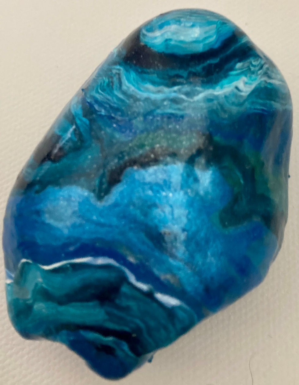 Painted & Glazed Rock #2