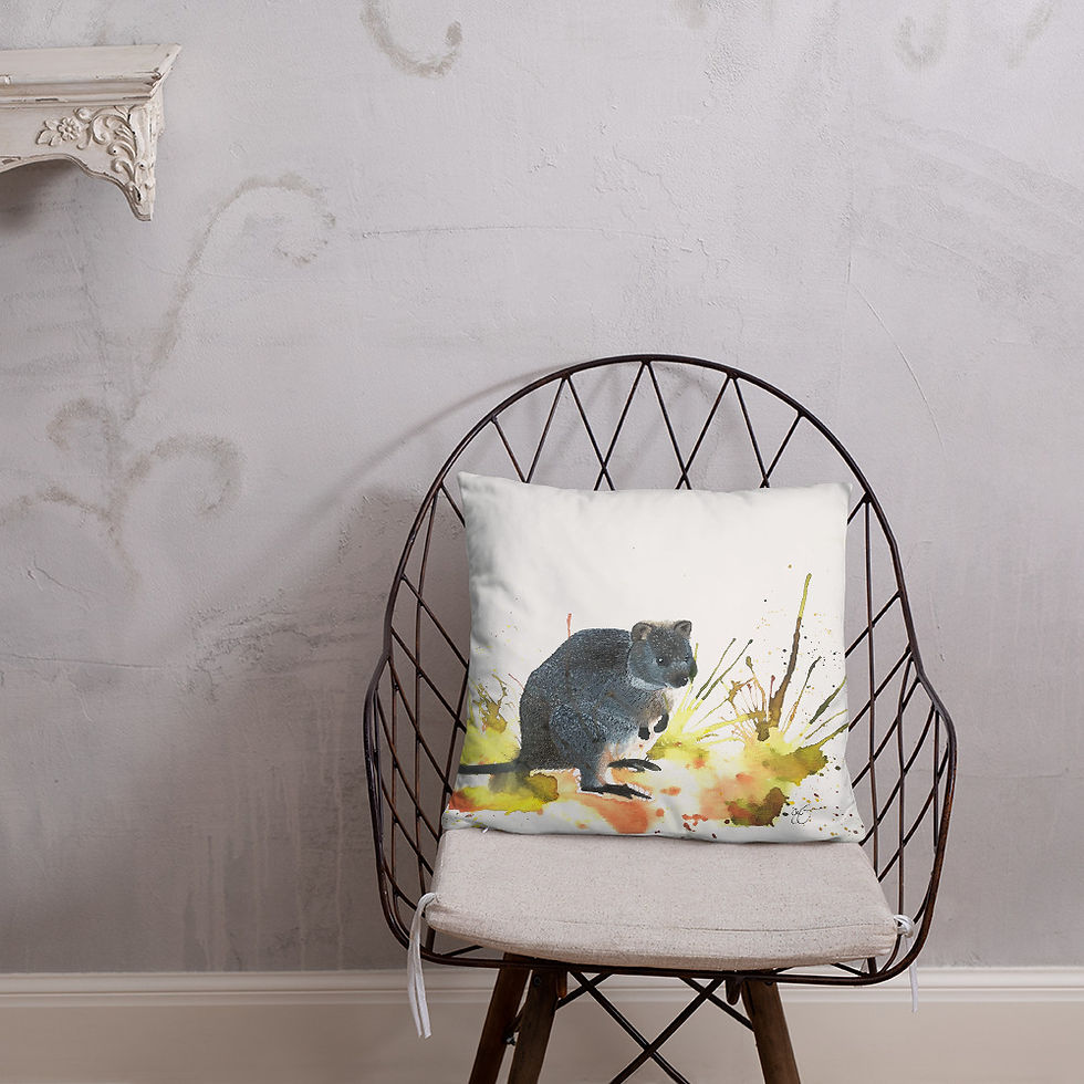 Pillow, 'Innocent Courage' (Australian Quokka)