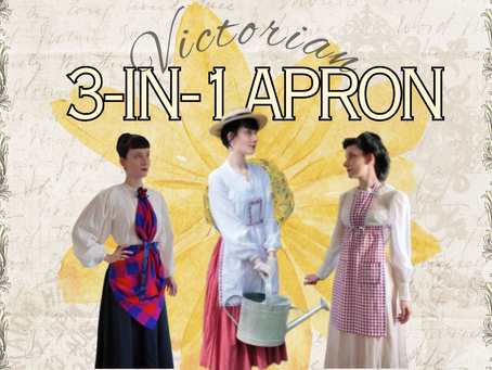 Victorian 3-in-1 apron