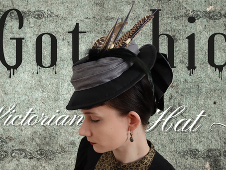 Making a Victorian Bustle-Era Hat