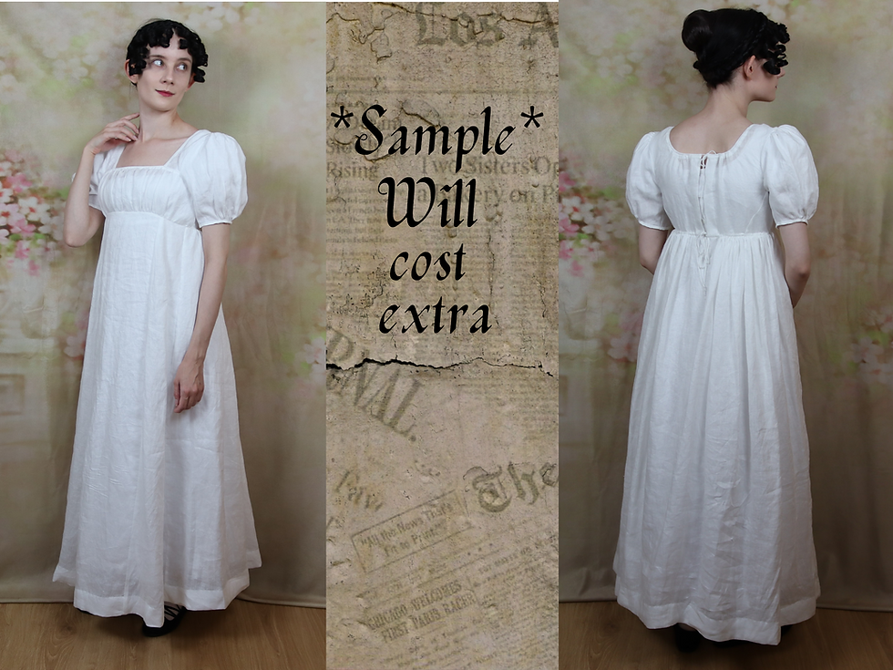 Thumbnail: Custom Regency Dress